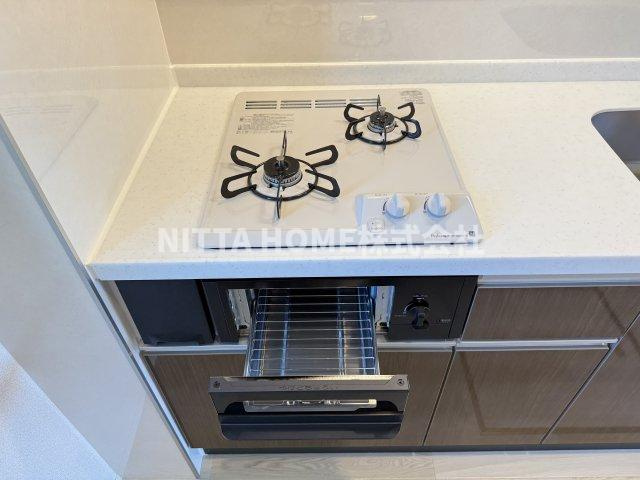 Ｌａ・Ｎｏｒｄ．のキッチン|2口ガスコンロ＆グリル付き★