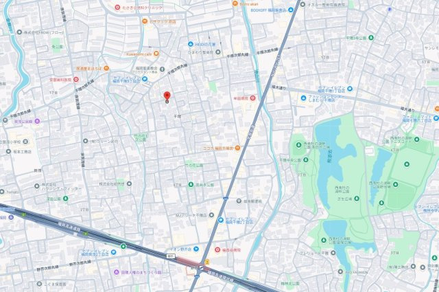 福岡市早良区干隈５丁目　新築戸建【3号棟】の地図