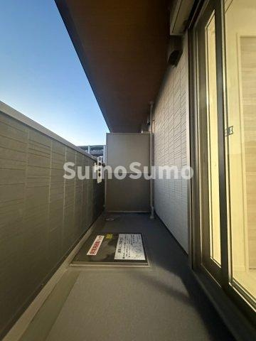 トリシア博多麦野　壱番館のバルコニー