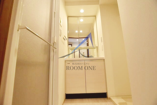 ＧＬＡＮＺ秋葉原レジデンスの居間・リビング|洗面台です。