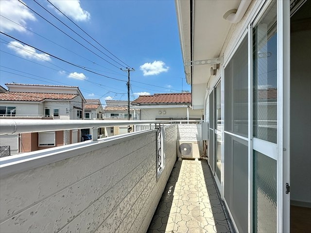 リバティ鶴間のバルコニー