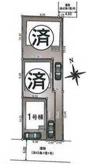 【区画図】 | 西東京市富士町第11　全3棟　1号棟 | 西東京市富士町第11　全1棟　1号棟