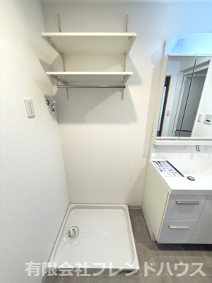 【ランドリースペース】 | グランドメゾン井口 | 洗濯機置き場