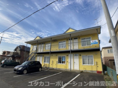 【外観】 | ◎収益物件◎コーポOTK | 駅・学校・コンビニが揃う立地、1DK×8戸で安定収益を実現☆