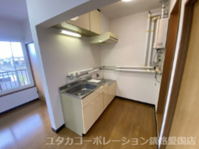 【キッチン】 | ◎収益物件◎コーポOTK | 単身者ニーズに応える設計、釧路で始める堅実な不動産投資♪