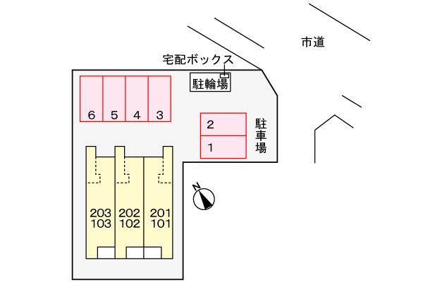 ア・レイズ　　刈谷市の賃貸ならクラスホーム刈谷店の駐車場