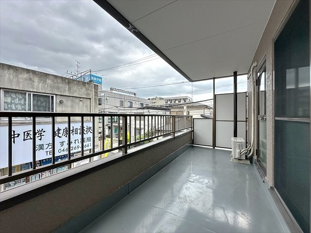 シャンポール桜ヶ丘のバルコニー