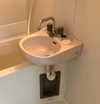 泉ハイツの洗面所