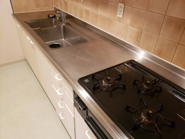 グランドコートB棟のキッチン