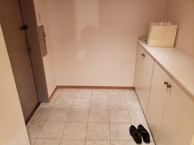 グランドコートB棟の玄関