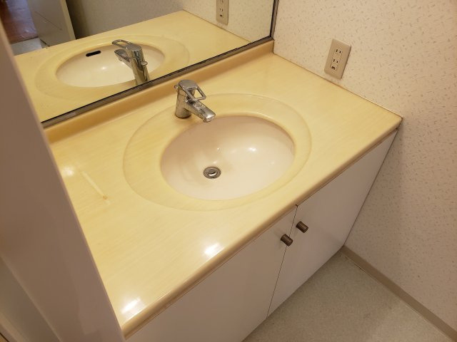 グランドコートB棟の洗面所