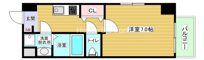 【間取り】 | ステイブルコート弁天町