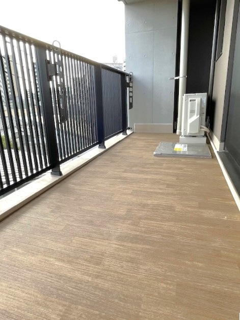 文の杜テラスのバルコニー|※写真は同タイプの別室になります