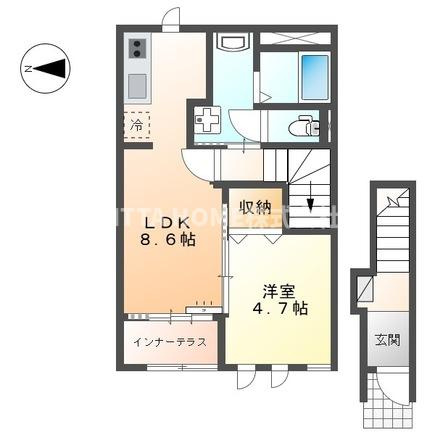 Ｌａ・Ｎｏｒｄ．の間取り|人気のインナーテラス付きです◇