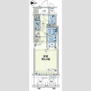 スワンズシティ大阪クレアストの間取り
