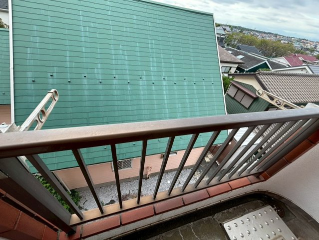 コクブマンションのバルコニー