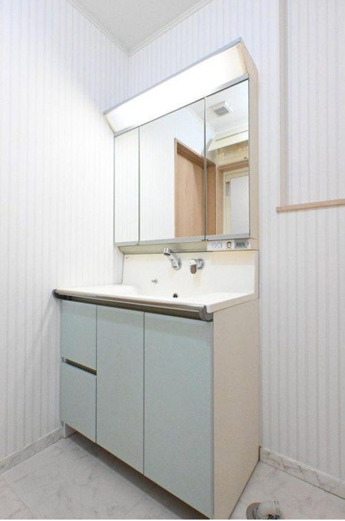 柏市大青田　中古戸建　平成17年築　の独立洗面台