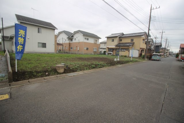 《分譲地》小山市城北1丁目　全2区画の外観|分譲地北側より（2025年10月撮影）