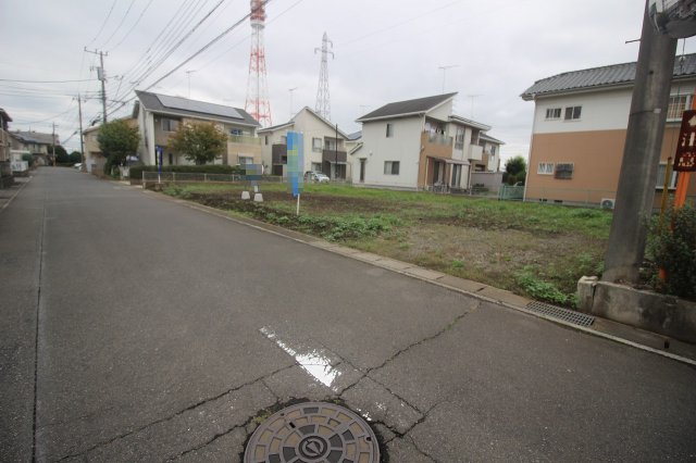 《分譲地》小山市城北1丁目　全2区画の外観|分譲地西側より（2025年10月撮影）