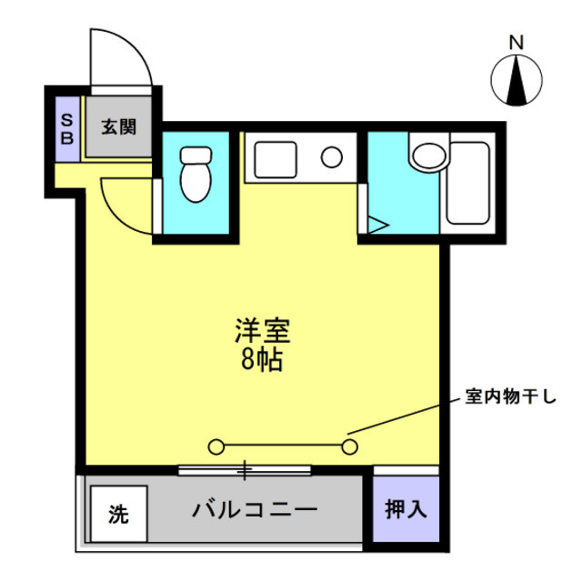 サンシャインシルク嵯峨の間取り