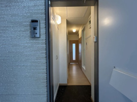 シンプルで使いやすい玄関です