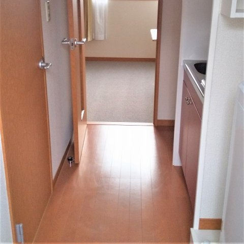 落ち着いた玄関です