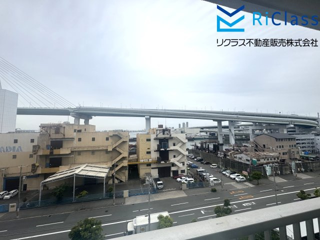 天保山第5コーポ1号棟の展望|眺望良好です