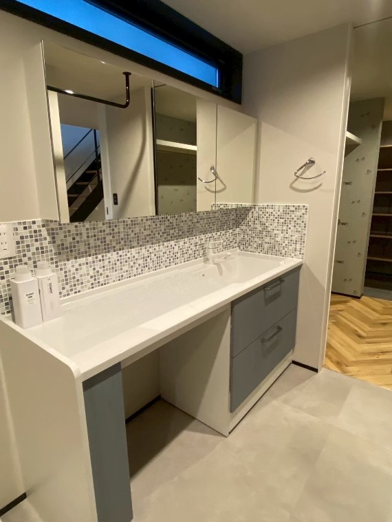 碑文谷戸建の洗面所