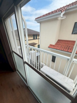 外からの目が気にならないバルコニーで洗濯物が干せます