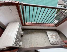 陽当たり良好なバルコニーです