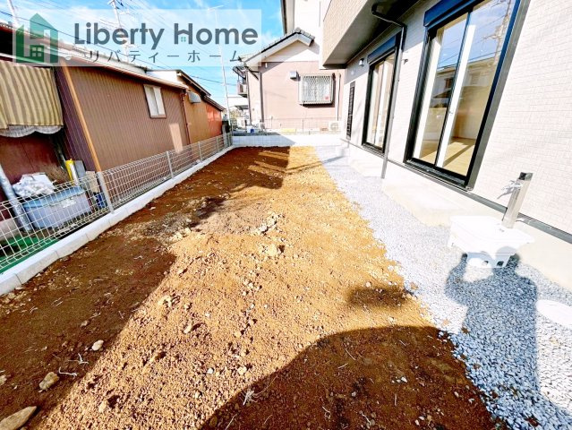 水戸市堀町3期　新築戸建の庭