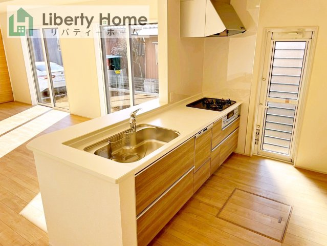 水戸市堀町3期　新築戸建のキッチン