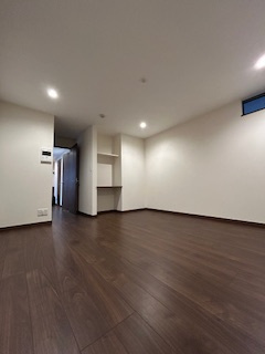 プルメリア江坂の居間・リビング|使いやすいリビングです