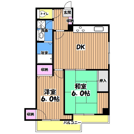 【間取り】 | ミレニアムパレス