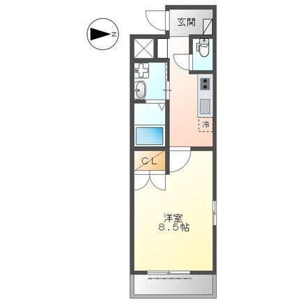 【間取り】 | Ｂａｇｕｓ Ｔｉｍｅ Ｋ．Ｉ | 間取図