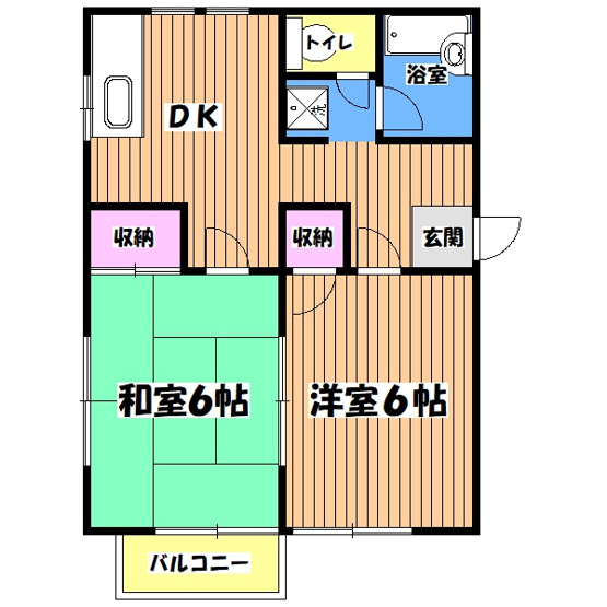 【間取り】 | コーポ・ユタカ