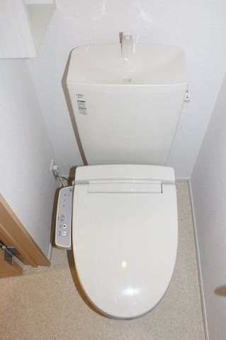 ハピネス２のトイレ|トイレもきれいです