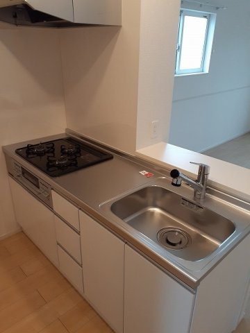 ガーデンハウスプリムローズ　Ⅱのキッチン|使いやすいキッチンです