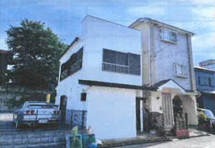 志木市柏町戸建（店舗付き住居）のエントランス