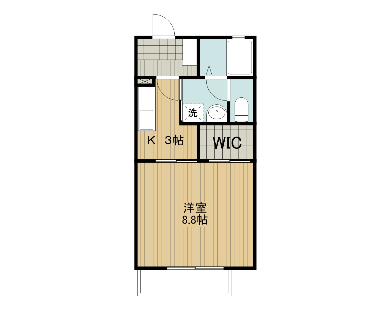 ピアチェーレ桜井の間取り