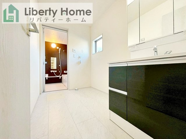 水戸市内原町第12　新築戸建　1号棟の脱衣所