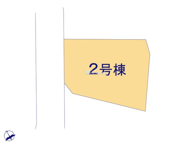 水戸市内原町第12　新築戸建　2号棟の区画図