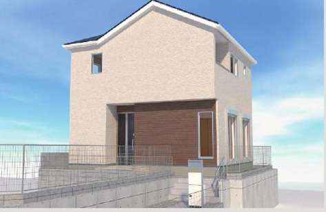 【外観パース】 | 綾瀬市寺尾本町３丁目　新築戸建て　全4棟【仲介手数料無料】