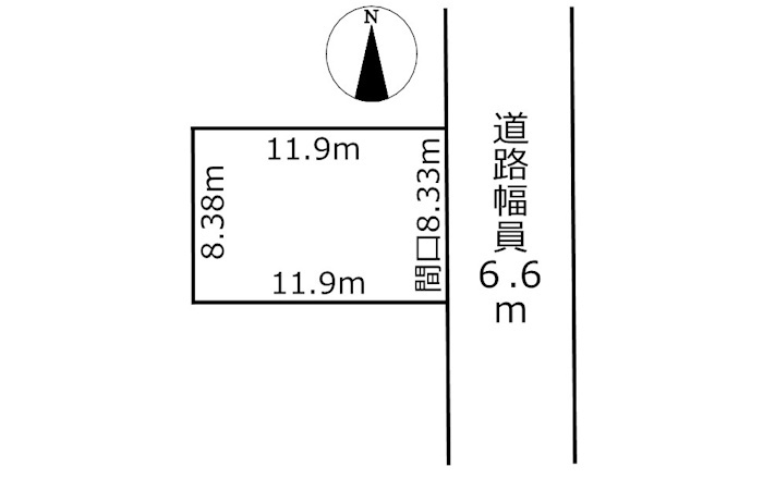 土地　須賀2丁目の土地図