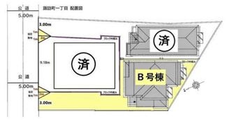 【区画図】 | 東村山市諏訪町1丁目　全3棟　B号棟 | 東村山市諏訪町1丁目　全3棟　B号棟