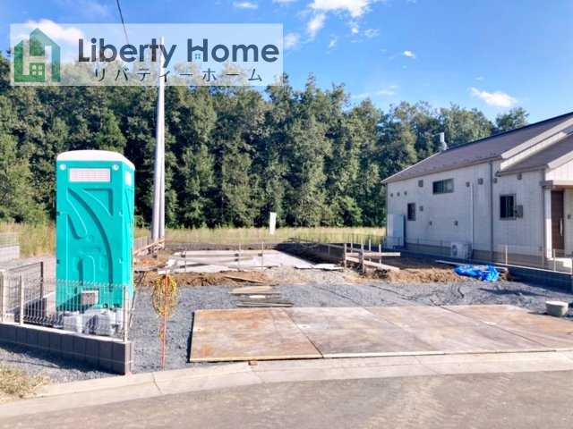 水戸市内原町第12　新築戸建　3号棟の前面道路含む現地写真