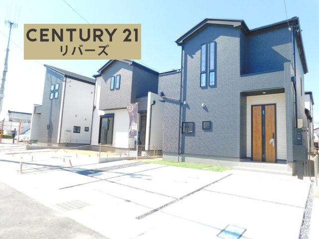 北名古屋市六ツ師女夫越の新築一戸建の外観|☆７号棟☆　　新価格！！いつでもご案内出来ます♪（お問合せ当日、平日、水曜、夜間もＯＫ）　敷地４１．２１坪！　駐車並列３台ＯＫ♪　全室南向き♪　ファミリークローゼットやＷＩＣ完備！