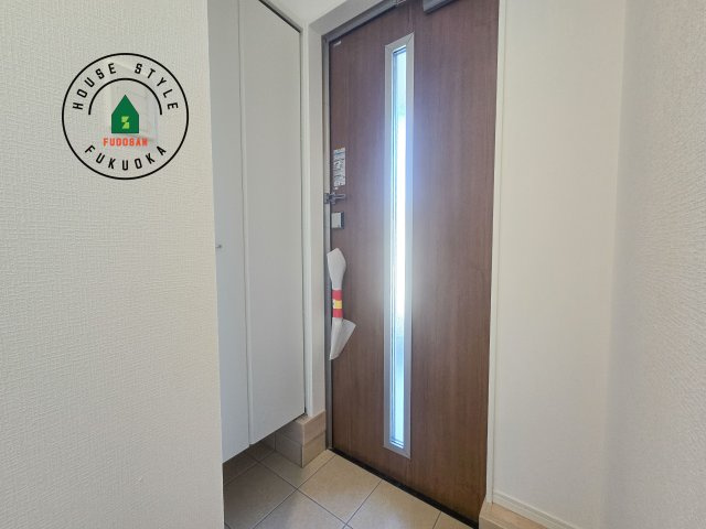 福岡市東区舞松原6丁目第2-2棟（2号棟）の防犯設備|二重ロックでしっかり防犯対策ができます。