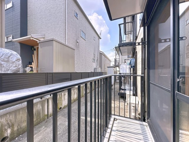 ハイラーク桜ヶ丘Xのバルコニー