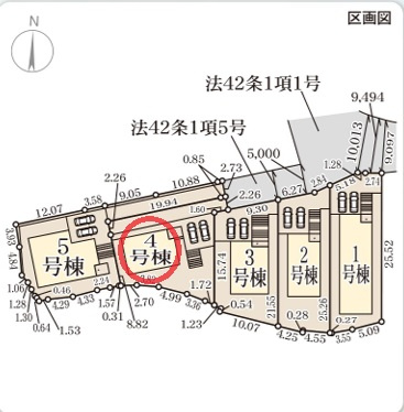 【区画図】 | リーブルガーデン奈良押熊町４期 | 区画図